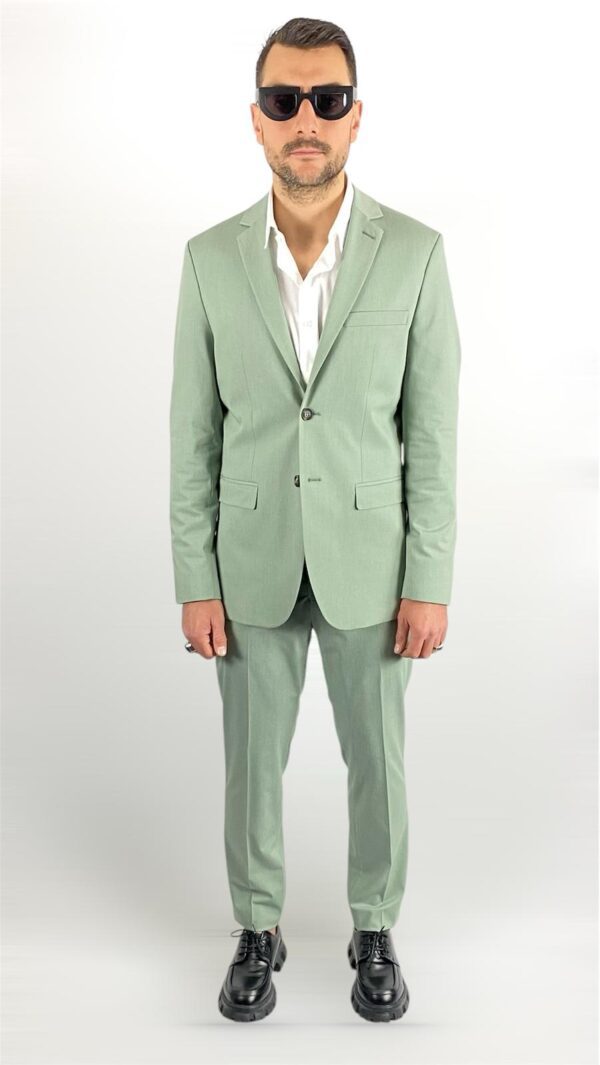 ABITO SELECTED VERDE ACQUA