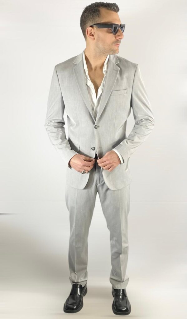 ABITO SELECTED GRIGIO - immagine 2