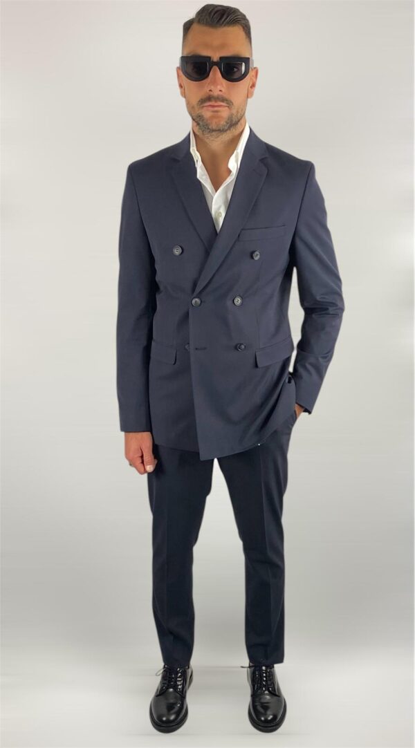 ABITO DOPPIO PETTO BLU SELECTED