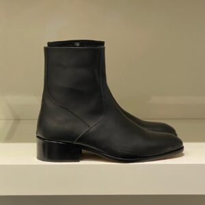 STIVALETTO PELLE ZIP LATERALE
