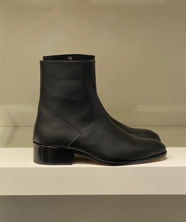 STIVALETTO PELLE ZIP LATERALE