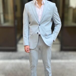 ABITO SELECTED CELESTE POLVERE