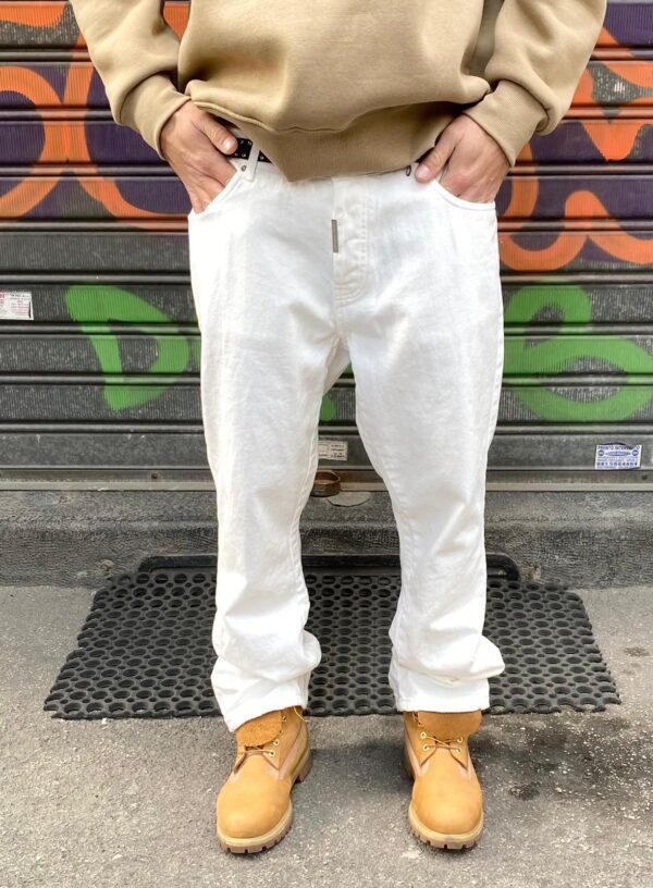 JEANS FLARE DO NOT CONFORM BIANCO