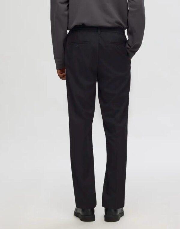 PANTALONE NERO SELECTED - immagine 4