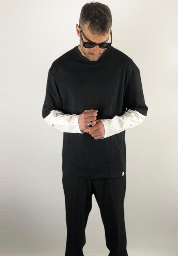 T-SHIRT WOC MANICHE CAMICIA - immagine 3