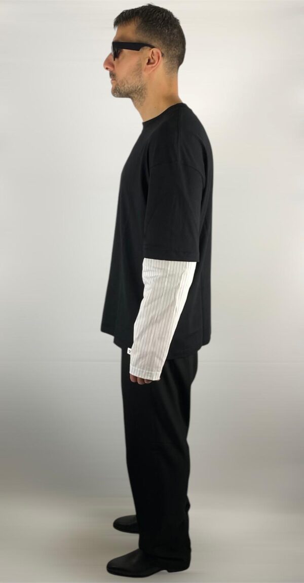 T-SHIRT WOC MANICHE CAMICIA - immagine 2
