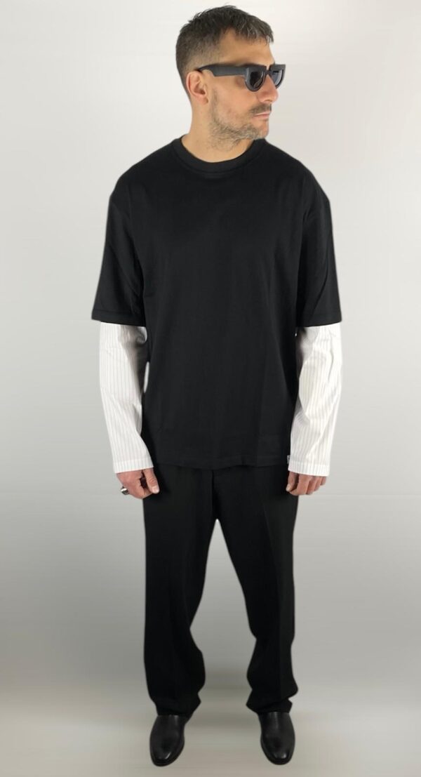 T-SHIRT WOC MANICHE CAMICIA