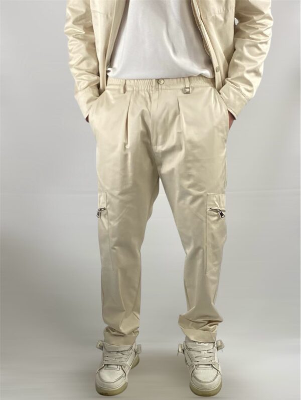 PANT TASCHE ZIP LATRELALI PRET A PORTER - immagine 3