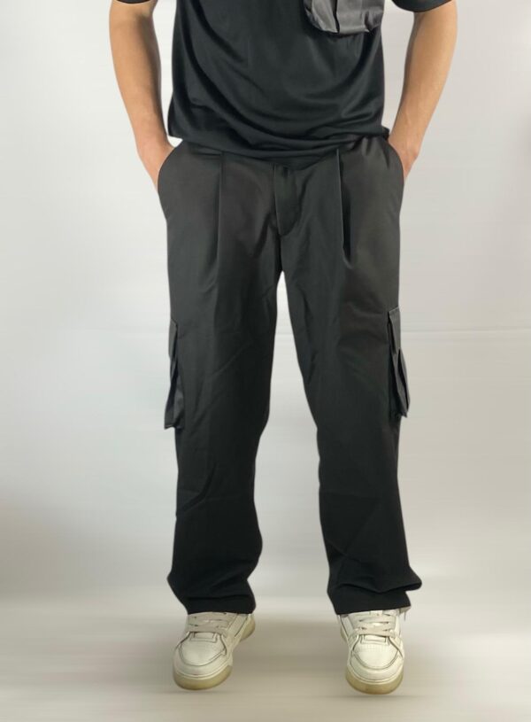 PANTALONE BLACK CIRCUS TASCONI PELLE - immagine 3