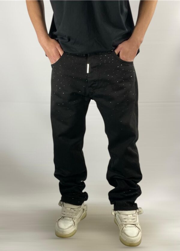 JEANS DO NOT CONFORM CON STRASS 2 COLORI DISPONIBILI