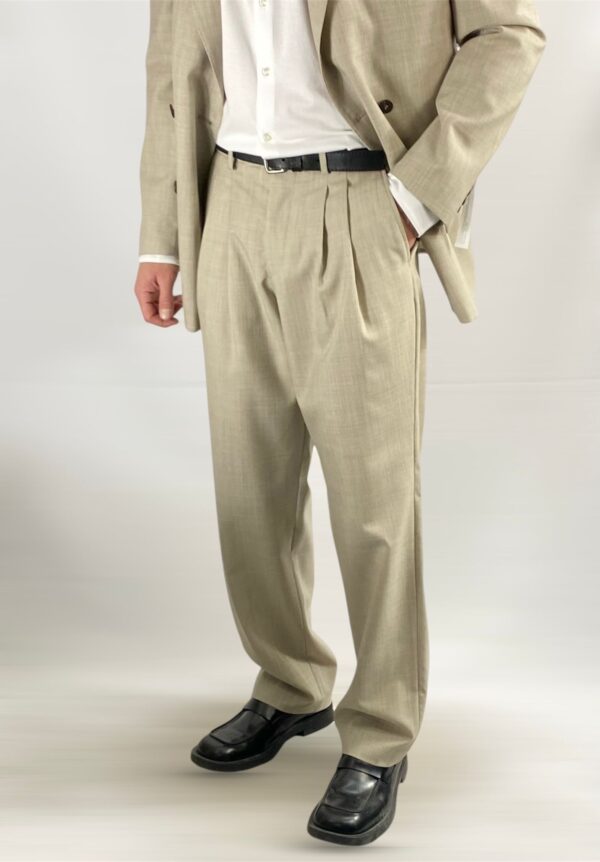 ABITO SELECTED BEIGE DOPPIO PETTO OVER - immagine 5