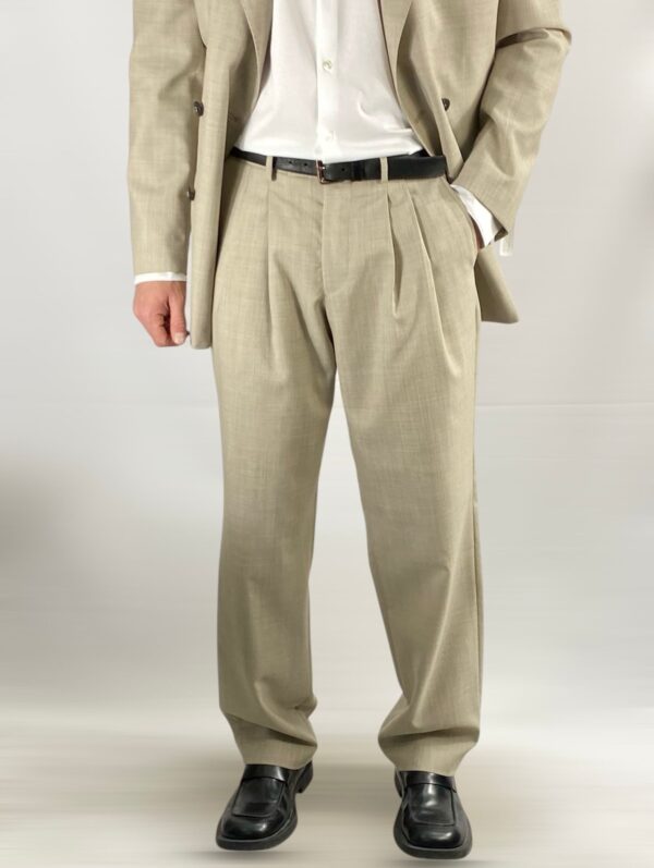 ABITO SELECTED BEIGE DOPPIO PETTO OVER - immagine 4