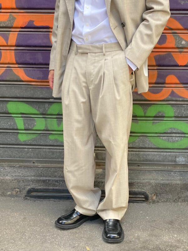 ABITO SELECTED  DOPPIO PETTO BEIGE RELAXED FIT - immagine 6