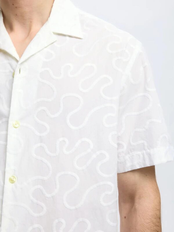 CAMICIA SELECTED BIANCA CON RICAMI - immagine 2