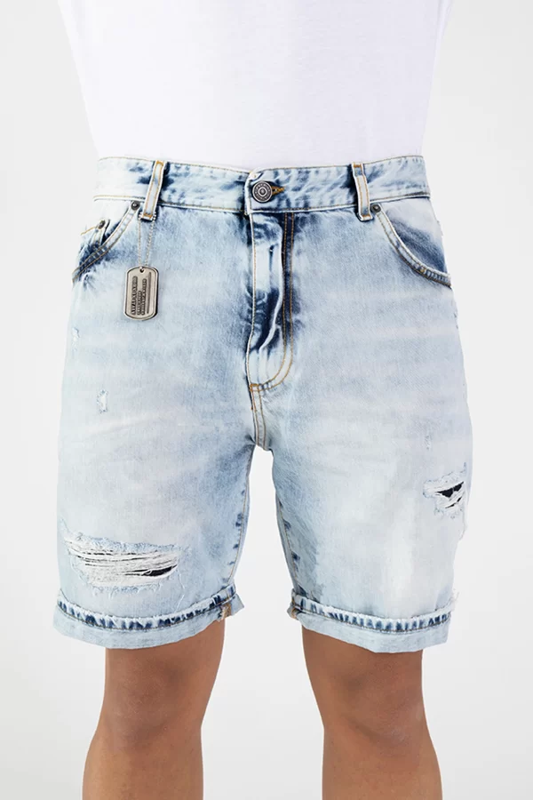 SHORT JEANS PATRIòT 4 TASCHE RETRO