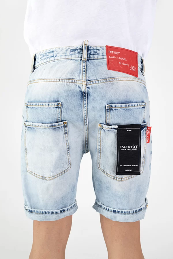 SHORT JEANS PATRIòT 4 TASCHE RETRO - immagine 3