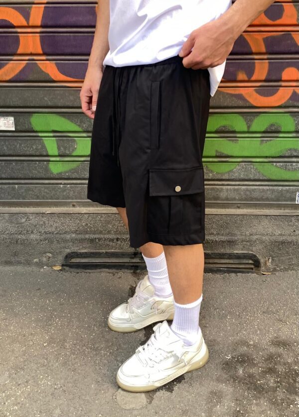 SHORT TASCHE LATERALI PRET A PORTER DISPONIBILE 2 COLORI - immagine 5