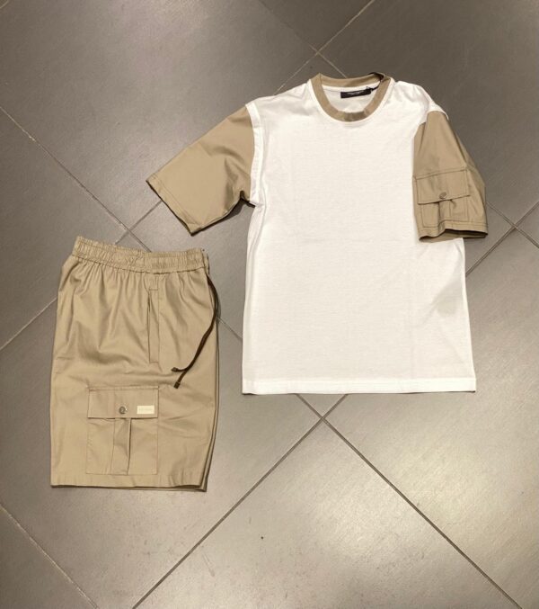 SHORT TASCHE LATERALI PRET A PORTER DISPONIBILE 2 COLORI - immagine 3