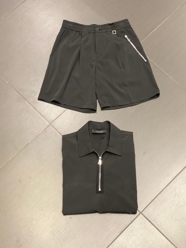 POLO ZIP CUPRO  PRET A PORTER - immagine 2
