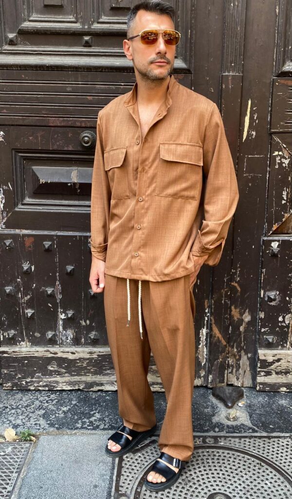 CAMICIA TASCONI LINO +PANTALACCIO LINO 2.0 - immagine 2