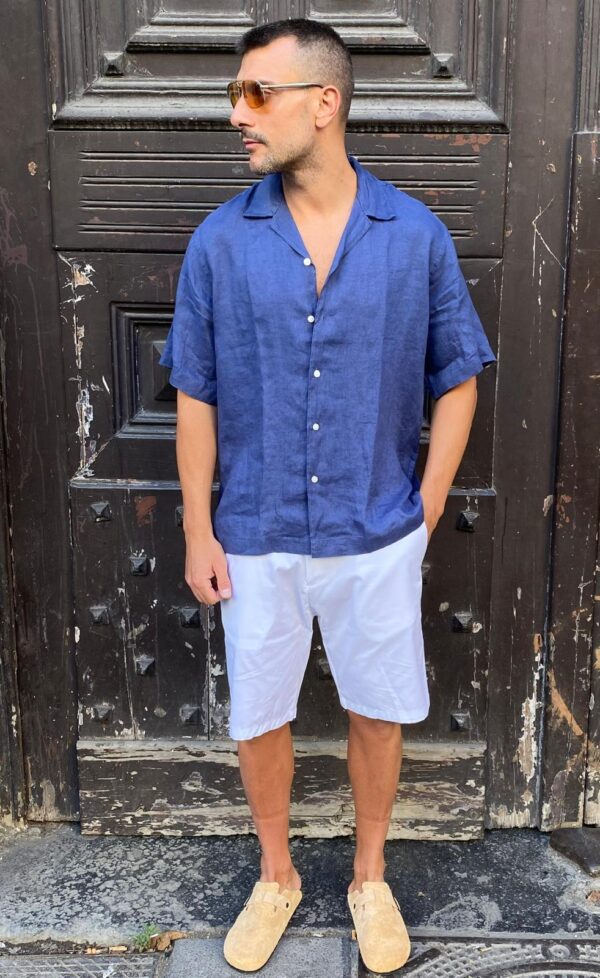 CAMICIA 100%LINO SELECTED 3 COLORI DISPONIBILI