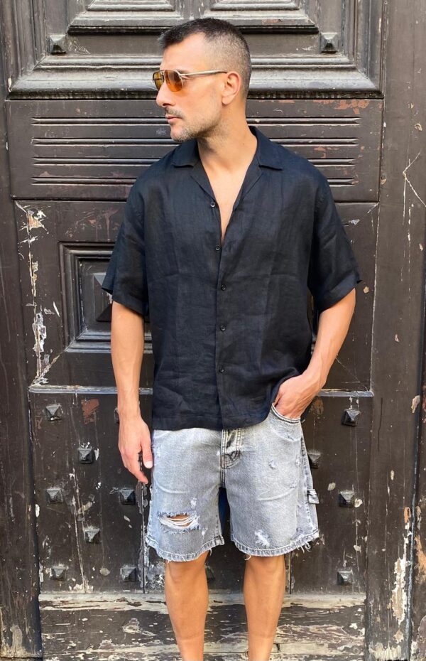 CAMICIA 100%LINO SELECTED 3 COLORI DISPONIBILI - immagine 5
