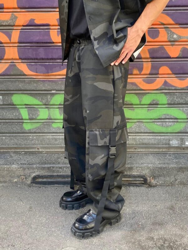 CAMICIA+CARGO CAMOUFLAGE BLACK CIRCUS - immagine 3