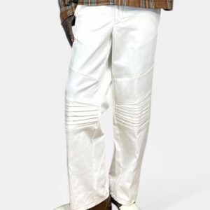 PANTALONE BIANCO GINOCCHIERA BLACK CIRCUS