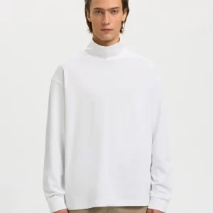 T-SHIRT SELECTED COLLO ALTO MANICA LUNGA