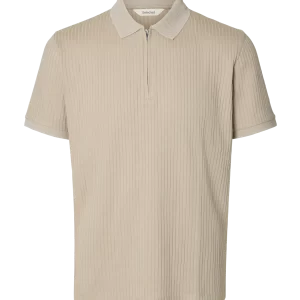 POLO SELECTED A COSTE +ZIP 2 COLORI DISPONIBILI
